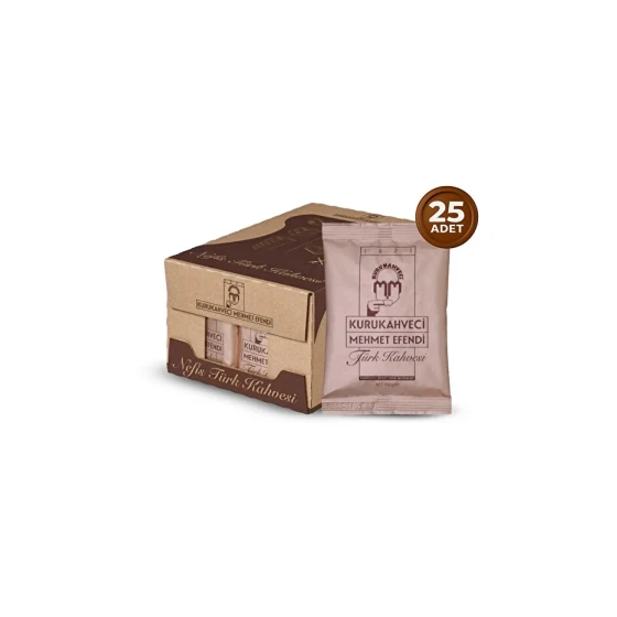 Mehmet Efendi Kurukahveci Türk Kahvesi 100 gr 25'li